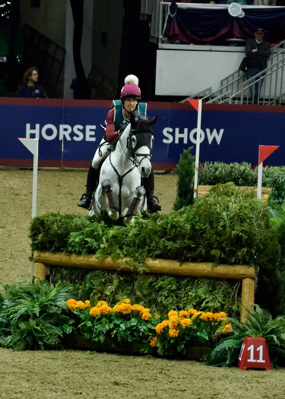 Holly Jacks' Winning Ride in the Indoor Eventing at the 2022 Royal Agricultural Winter Farm - Photo Credit: Ben Radvanyi, Canada's Royal Agricultural Winter Fair